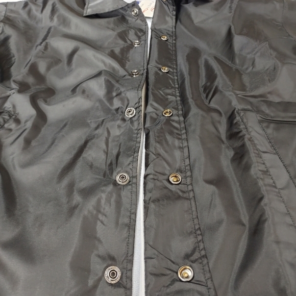 First Class Men's Black 100% Nylon Windbreaker Jacket Size M NWT - Picture 8 of 10